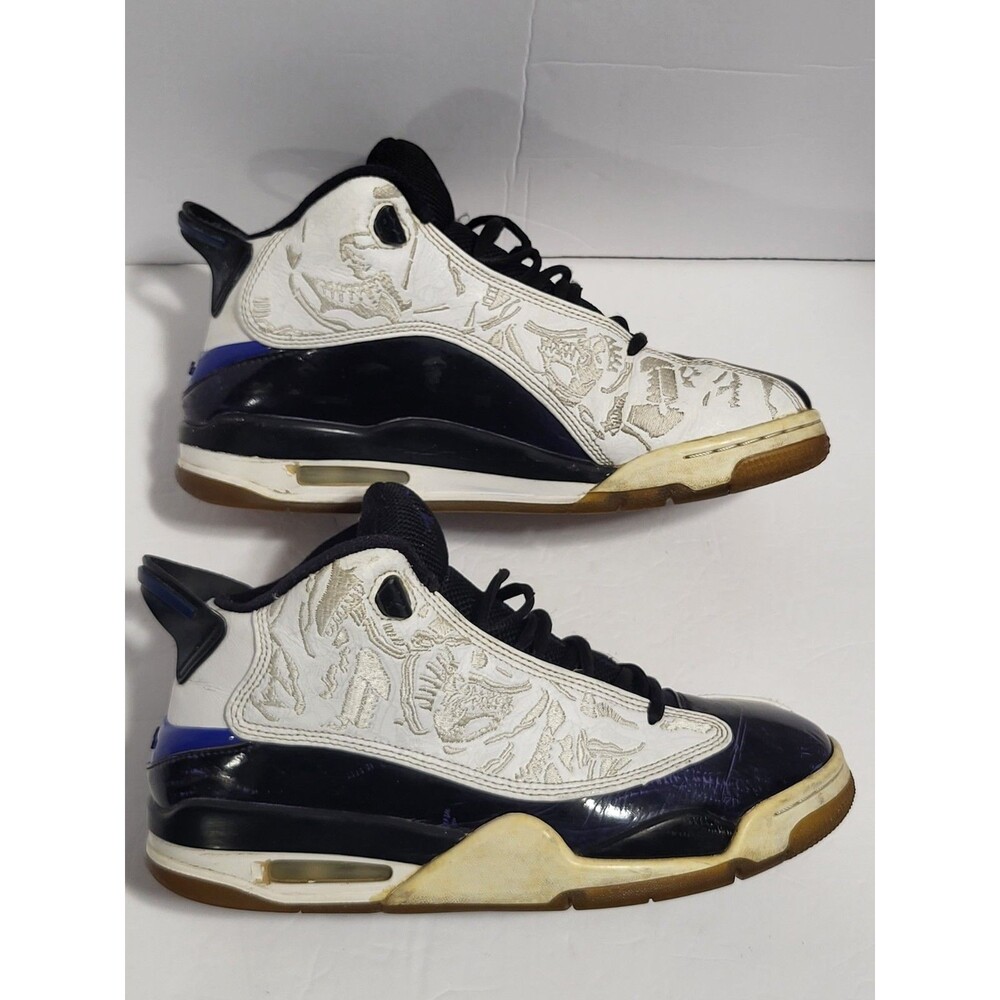 NIKE AIR JORDANS DUB ZERO WHITE/CONCORD BLUE 311046-106 US SIZE 8